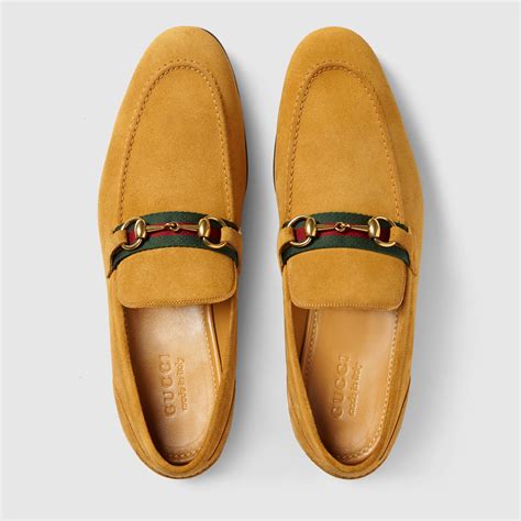 gucci suede shoes red|gucci men loafer.